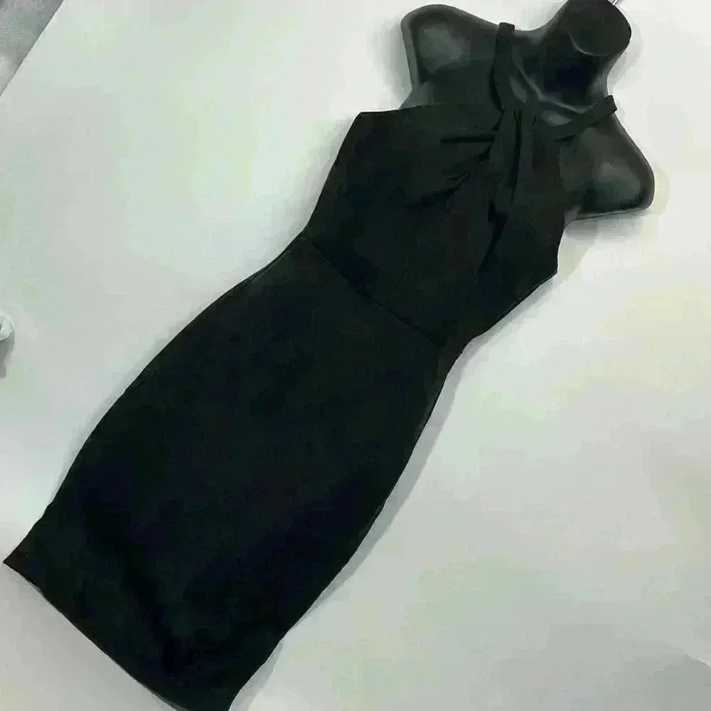 Lulu’s size small halter, formal dress black
